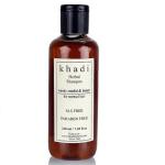 Premium Khadi Herbal Woody Sandal And Honey Sls Free Shampoo for Men and Women 210 ml (Pack of 1)