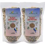 Farmbean Budgie and Parrots Bird Feeds | Mix Seeds for Bird Feed (900gm)
