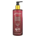 Flocare Premium Onion Shampoo For All Hair Types With 3X Nutrition Of Red Onion Oil, Argan Oil, Ginger (200 ml)