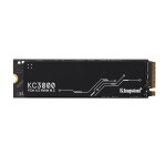 Kingston KC3000 PCIe 4.0 NVMe M.2 SSD - High-Performance Storage for Desktop and Laptop PCs -SKC3000S/512G, 7,000MB/s Read, 3,900MB/s Write, Black