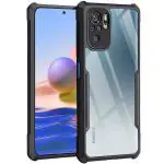 COBERTA Back Cover for Redmi Note 10s Back Cover Case - Black Transparent