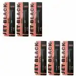 OCTAVIA BEAUTY Jet Black Eye Kajal for Women Smudge-Proof & Long Lasting | Pink Packet | Black Kajal | Pack of 6