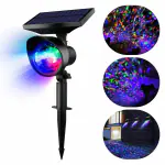 Homehop Solar Spot Lights for Outdoor Home Garden Waterproof Led Disco Focus Lamp for Balcony Terrace Landscape Decoration