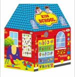 MyHomesWorld Water Proof Play Tent House Theme for 3-10 Year Old Kids (SCHOOL HOUSE TENT)