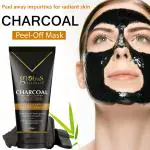 Globus Naturals Anti Pollution Charcoal Peel Off Mask, Detoxifying Face mask For Women with Oily & Acne Prone Skin, 100 gms