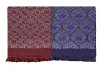 Saagar Tex Rich Poly Cotton Blanket/Single Size Blanket/Bedsheet/Soft and comfy/Summer and Winter use/Solapur Cotton Chaddar/Size: 60'' x 90''/Blue,Red /Quantity: 2 blankets