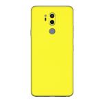 GADGETSWRAP Premium Material Skin Vinyl Decal Sticker Compatible With LG G7 - Yellow Matte