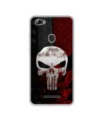 Casotec Punisher Skull Design Printed Silicon Soft TPU Back Case Cover for XOLO Era 5X