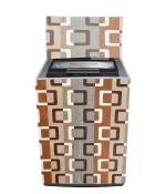 WOAH Top Load Washing Machine Cover Fit For Most Top-loading Washers & Dryers Washer Covers Waterproof Dustproof Sun-proof for - 6 kg, 6.5 Kg, 7 Kg, 7.5 Kg(Brown Box)
