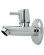 DOLEX Silver Brass Big Cock Chrome Wall Mount Installation Type Tap Nozzle Cock Faucet (Pack of 1)