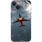 GADGETSWRAP Printed Vinyl Skin Sticker for iPhone 15 Plus - Plane From Low Angle
