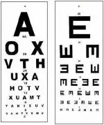 Shakuntla UNIVERSAL Set of English and E Chart Vision Test Chart (Snellen)