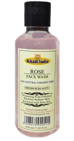 Khadi Natural Herbal Deep Cleansing Rose Face Wash 210ml