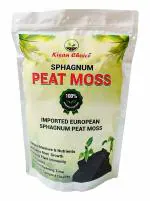 Kisan Choice Peat Moss Organic and Natural, for Seed Germination, Potting Mix, Soil Amendment, Vigorous Root Growth 0.9 kg pH 5.5-6.5 (Upto 5 litres)