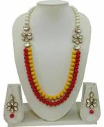 Jn Handicraft Alloy Copper-Plated Gold Jewel Set For Women And Girls