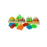Motherhood Multicolor Plastic Geometric Shape Sorter Puzzle Toys For Kids