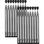 STA Black Fineliner Ink Micro Pens (Pack of 18)