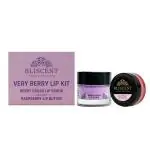 Bliscent Mixed Berries Raspberry Lip Butter Balm, Berry Crush Lip Scrub, Lip Care Combo Kit (Pack of 2)