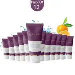 Glamroot De Tan Face wash Effective for Tan Removal & Instant glow Pack of 12