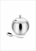 Prabha Stainless Steel Cure Ghee Pot With Spoon, Oil Pot, Ghee Storage Container, For Kitchen And Mandir, Capacity 200Ml