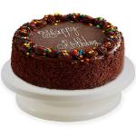 Kairav Big Size 11 Inch Diameter Cake Table. Plastic Cake Server (White, Pack of 1)