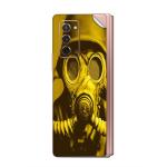 GADGETSWRAP Printed Vinyl Skin Sticker for Samsung Galaxy Z Fold 2 - gas mask solider