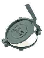 ATM 22 cm Roti Press Cast Iron Manual Press for Flour Tortillas - Quesadilla, Roti, Puri, Samosa, Saj Bread, Chapati, Naan, Poori, Lahmacun Maker - Pataconera Roti Press Machine.