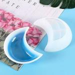 BanteyBanatey Half Moon Bowl Trinket Tray Resin Art Silicone Casting Mould Epoxy Mold Silicon Moulds DIY(Pack of 1)