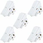 KLICK E-40 Euro Plus 1 Way Switch, Polycarbonate For Homes, Offices And More (16 AMP, Pack Of 5)
