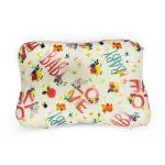 Sleepsia Memory Foam Butterfly Shape Baby Pillow With Animal Print, Pillow For Kids