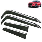 Kingsway Car Wind Deflectors Rain Guard Window Visor for Tata Altroz 2020, 2021, 2022, 2023, 2024, 2025 Model, Car Chrome Lining Door Visor Heavy Online India, Car Sun Shades