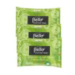 Bello Charcoal Soap 300 G Pack of 3