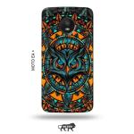 Tweakymod Printed Angry Owl Back Cover For Moto E4 Plus