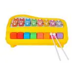 Smartcraft 2 in 1 piano xylophone for kids, educational musical instruments toy set