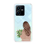 Emble Designer Clear Tranperant Silicone Case For Vivo Y19 / Vivo U20 -Design A24 ( TPU | Soft , Vivo Y19 / Vivo U20 | Multicolor )