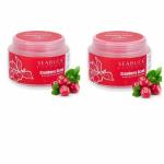 Seabuck Essence Cranberry Scrub for Smoothing and Skin Brightening Pack of 2 Scrub (200 g)