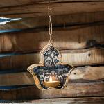 pujaNpujari Shadow Chain Hanging Tealight Holder(Pack of 1), Candle Holder, Diwali Candle Holder, Tealight Holder