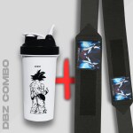 ZYZFIT Gym Shaker and Wrist Wrap Combo Dragon Ball Z edition