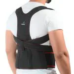 K SQUARIANS Posture Corrector for Men and Women, Posture Correction Therapy Shoulder Belt, Black, Small