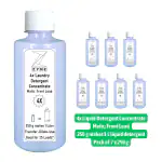 ZYNE Laundry Detergent 4x Concentrate for Fabric Wash | Matic Front Load | Pack of 7 | 250 g Makes 1 Liter Liquid Detergent| Tough Stain Removal in One Wash| Super Value Pack