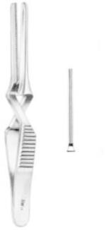 Alis Silver Stainless Steel 8.5Cm 3 1 2 Inch Atrauma Bulldog Clamps De Bakey Straight A Gen 605 8 Scissors