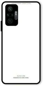 Aviaaz Redmi Note 10 Pro Luxury Glass White Back Cover