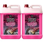 BLISS & BLUSH Dishwash Liquid 10 Liter Pink | Biodegradable, Non-Toxic, Eco-friendly | Non-Corrosive, Skin friendly