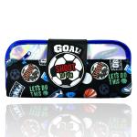 Samvardhan Stationery Pouch/Pencil Pen Case for Girls Kids/Big Capacity Pencil Pouch Cute Soccer Stationery Bag Organizer for School Office Supplies Students Chirldren Gift (FOOBALL)