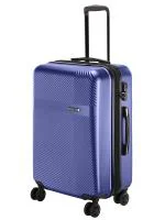 Nasher Miles Blue Polycarbonate Fifth Avenue Expander Hard Sided Trolley Bag 1 Pc 75 cm