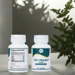Life Charger Capsule Immunity Booster Herbal Based Organic Capsules for Men & Women | Immunity Blend of Drumstick, Elder & rasp Berry, Maca Root, Siberian Ginseng and Natural Herbs Heath Dietary Supplement | Reduces Stress capsule (Pack Of 1, 60 Capsules)