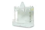 Ashar Devghr White Colour Acrylic Mandir/Temple for Home & Office 18