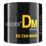 MAN CODE De Tan Face Mask For Men 100gm | Oily Skin Tan & Pollution removing wash-off, Cleansing for oily skin | Pack Of 1