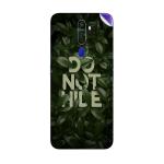 GADGETSWRAP Printed Vinyl Skin Sticker for Oppo A9 2020- Do Not Hide