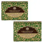 ORGANICOS Vitamin E Bath Soap For Glowing & Radiant Skin, 100 gm Pack of 2